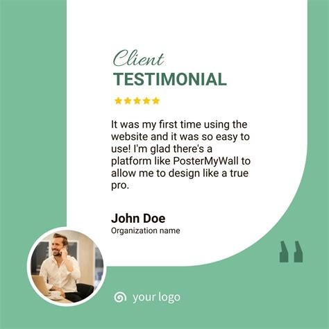 John Doe testimonial